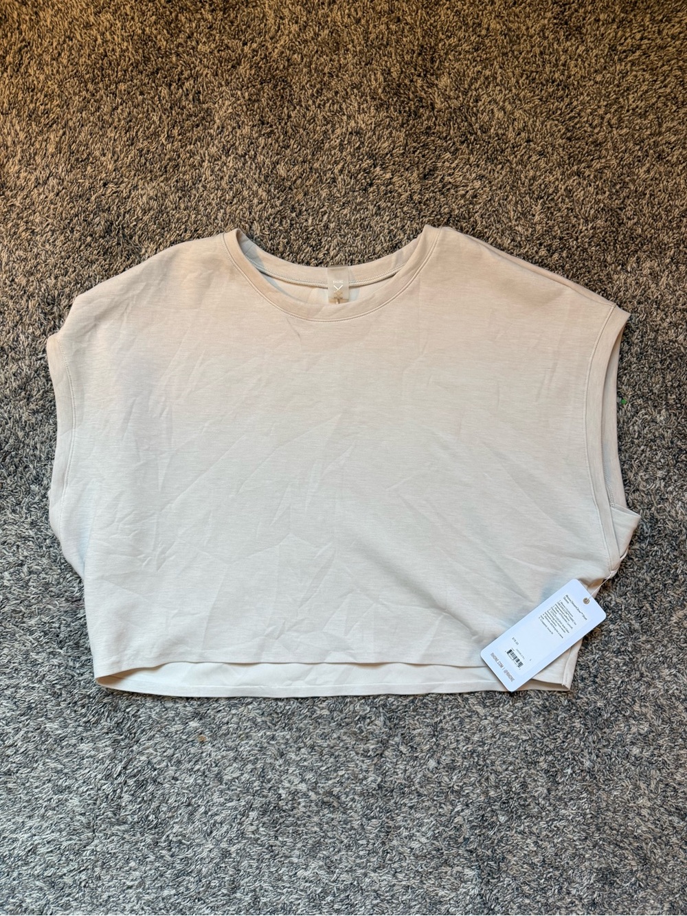 Women’s Rhone Boxy Cropped Tee in Cream